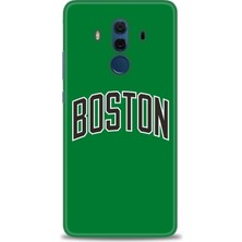 Huawei Mate 10 Pro Kılıf Hd Baskılı - Boston Yeşil + 9h Nano Ekran Koruyucu