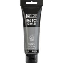 Liquitex Basics Acrylic 118ML Akrilik Boya Grey Neutral Value 5 5