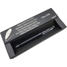 Signator® C519 Slim Siyah Tükenmez Kalem | Isme Özel Kalem | Hediyelik Kalem