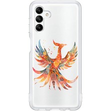 Zeyno Samsung M13 Uyumlu Anka Kuşu Desenli Silikon Kılıf