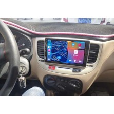 Victor Kia Rio 2006-2011 Yıl Android Sürüm 13 Kablosuz Carplay Navigasyon Multimedya 9 Inç Ekran  2g Ram 32GB Hafızav Çerçeve ve Arka Görüş Kamerası ile