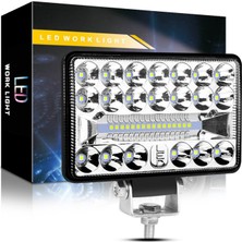 Dekohop Off Road 4 Inç LED Çalışma Lambası 12-24V Traktör Tır Kamyon Atv Yüksek Performanslı Sis Farı Metal