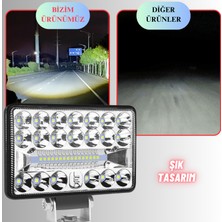 Dekohop Off Road 4 Inç LED Çalışma Lambası 12-24V Traktör Tır Kamyon Atv Yüksek Performanslı Sis Farı Metal