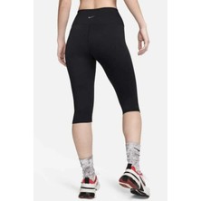 Nike Dri-Fıt One Kadın Siyah Yüksek Bel Kapri Tayt