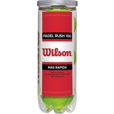 Wilson Padel Rush 100 Padel Topu 3lü