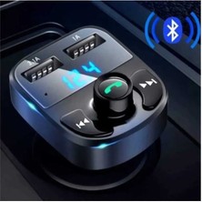 Carx8 Araç USB Mp3 Sd Kart Çakmaklık Girişli Oto Müzik Çalar Kiti Bluetooth