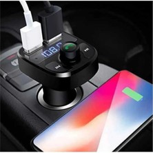 Carx8 Araç USB Mp3 Sd Kart Çakmaklık Girişli Oto Müzik Çalar Kiti Bluetooth