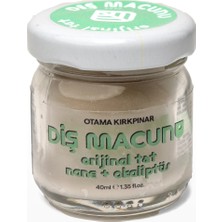 Okaliptüs & Naneli Doğal Diş Macunu - Orijinal Tat 40 Ml