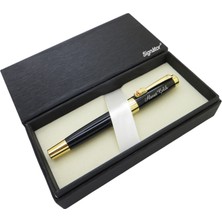 Signator® ST159 Fresh Black Gold Metal Roller Kalem | Isme Özel Kalem