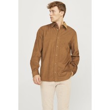 Jack & Jones Jprccregent Corduroy Shırt L/s Tarçın 12260725
