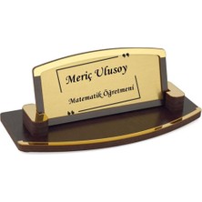 Öğretmenlere Özel Masa Üstü Ahşap Masa Üstü Isimlik