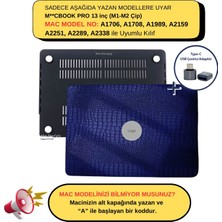 McStorey Macbook Pro Kılıf 13 inç M1-M2, Crocodile (Type-c'li Model)A2338 A2289 A2251 A1706 A1708 A1989 A2159 ile Uyumlu