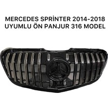 VTM Mercedes Sprinter 2014-2018 Uyumlu Ön Panjur Gti (Krom) 316 Mdl.