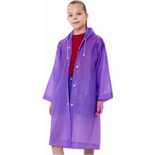 Uniquetrenders Çocuk Rüzgar Geçirmez Kapüşonlu Yağmurluk Eva Yağmurluk