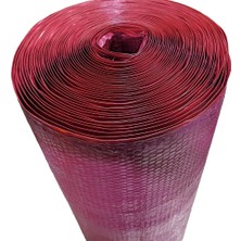 KACAR 160 cm x 10 m 300 Gr Kırmızı Yeşil Ambalaj Naylonu Balonlu Havalı Patpat Pıtpıt Taşınma Naylonu