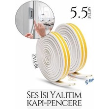 Mırıl Shop D Tip Kapı Pencere Ses Isı Yalıtım Bandı Epdm Kauçuk 5.5 Metre 718911