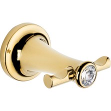 Saray Banyo Safir Gold 2'li Bornozluk