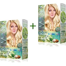 2 Paket Natural Beauty Amonyaksız Saç Boyası 10.0 Açık Sarı - CPB4664-4479