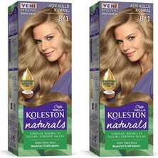 Naturals Saç Boyası Açık Küllü Kumral 8/1 2x Paket - CPB8553-5275