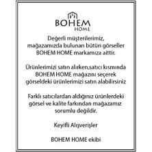 Bohem Home Bambu Kapaklı Konik Borosilikat Cam Kavanoz 2'li Set