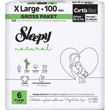Sleepy Bebek Bezi Natural Beden:6 (15-25KG) Extra Large 400 Adet Süper Ekonomik Fırsat Gross Pk