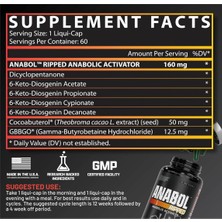 Nutrex Anabol Ripped Anabolic Muscle Builder for Men, 2'si 1 Arada Takviye, 60 Capsul.Usa Version