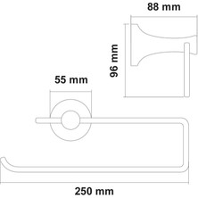 Saray Banyo İnci Grey Kağıt Havluluk
