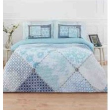 Özdilek Çift Kişilik Nevresim Takımı + Çift Kişilik Yorgan + 2 Ad Dolu Yastık Mayra Mint