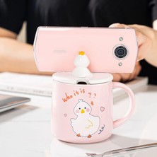 Hun Sevi̇mli̇ Ördek Serami̇k Kupa, Pembe Mug