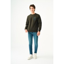 Loft Erkek Regular Fit Haki Sweatshirt LF2034185