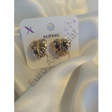 Xuping Jewelry Yaprak Detaylı Xuping Küpe