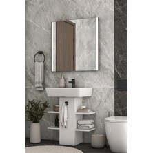 Dewoody Lavabo Altı Raflı Düzenleyici Banyo Dolabı Lavabo Altı Dolap