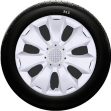 Sjs Sks Skoda Jant Kapağı 15 Inc Kırılmaz 1 Takım 4 Adet NO:335