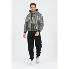 Oversize Antrasit Batik Sweatshirt