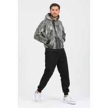 Oversize Antrasit Batik Sweatshirt