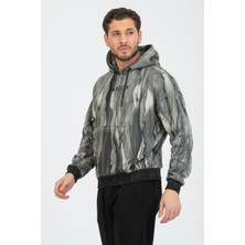 Oversize Antrasit Batik Sweatshirt