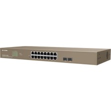 Ip-Com G3318P-16-250W 16 Port Gıgabıt + 2X1GB Sfp Uplınk Cloud Yönetilebilir Rackmount 250W Poe Swıtch