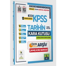 Karakutu Yayınları 2025 KPSS Tarihin Kara Kutusu 3.cilt Pdf ve Video Çözümlü Konu Özetli ÖSYM Çıkmış Soru Havuzu Bankası