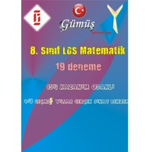 8. Sınıf Lgs Matematik 19 Deneme(15 Kazanım + 4 Benzer)