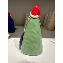 İki Cadı Tasarım Yıldızlı Noel Baba Biblo