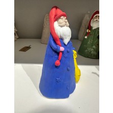İki Cadı Tasarım Yıldızlı Noel Baba Biblo