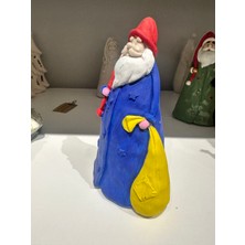 İki Cadı Tasarım Yıldızlı Noel Baba Biblo