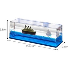 Lisinya Batmayan Gemi Hediyelik Dekoratif Ev ve Ofis Hediyesi Özel Aşk Gemisi