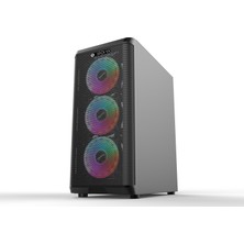 Iromx Merıdıan Btx-Npg Psu Yok 4X12CM Argb Fan Atx 2xusb3.0 Siyah Kasa