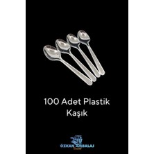Özkan Ambalaj Temizlik 5 Gözlü Tabldot Köpük Tabak - Plastik Çatal,Kaşık-Karton Bardak