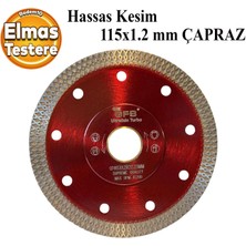 Gfb Elmas Testere Çapraz Beton Ahşap Seramik Mermer Porselen Fayans Sulu Kuru Kesme Kesici Disk 115 mm