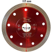 Gfb Elmas Testere Çapraz Beton Ahşap Seramik Mermer Porselen Fayans Sulu Kuru Kesme Kesici Disk 115 mm