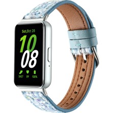 Kaneed Samsung Galaxy Fit 3 Için Yün Deri Kayış (Yurt Dışından)