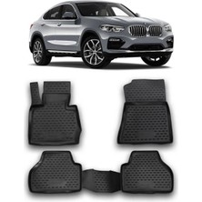 Zennur Bmw X4 F26 3D Havuzlu Paspas Bsg Siyah 2014- - 2018-