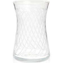 Aydoğan Home Dekorlu 6'lı Çay Bardağı - Şeffaf - 170 ml